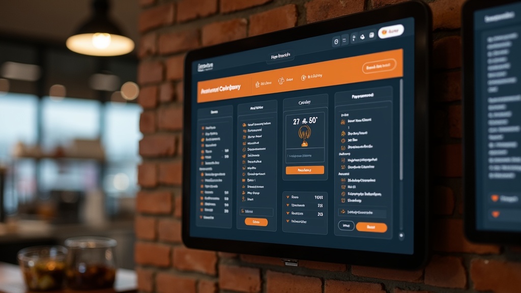 Keukenscherm (KDS) — bonnen per gang op het HorecaMenu platform